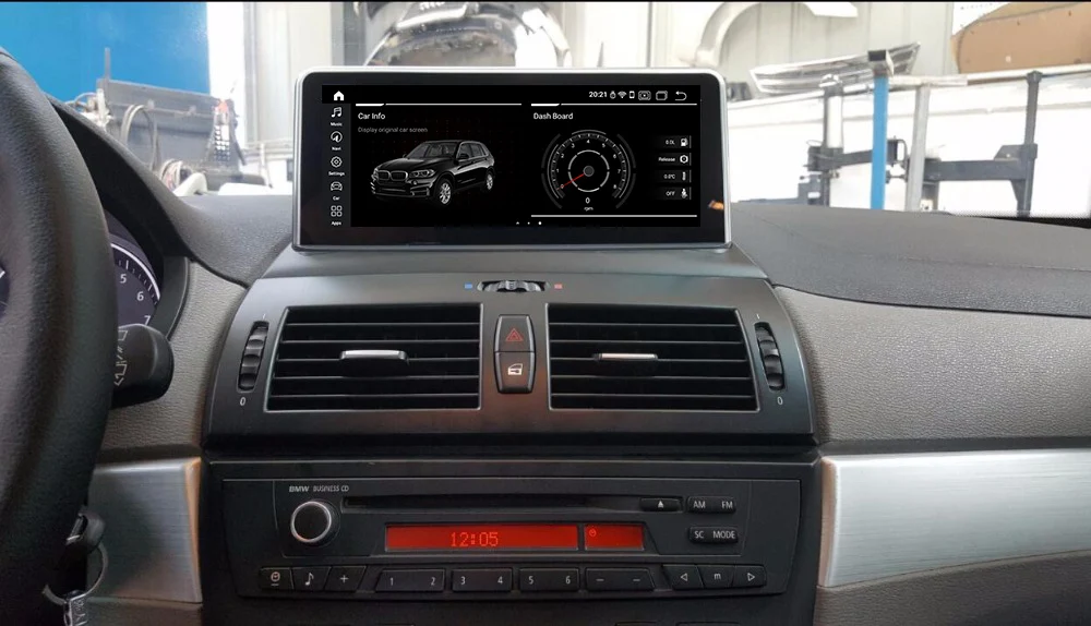 Автомобильный мультимедийный экран IPS 10 25 &quotAndroid 9 0 PX6 для BMW X3 E83 2004 09 GPS Navi Стерео
