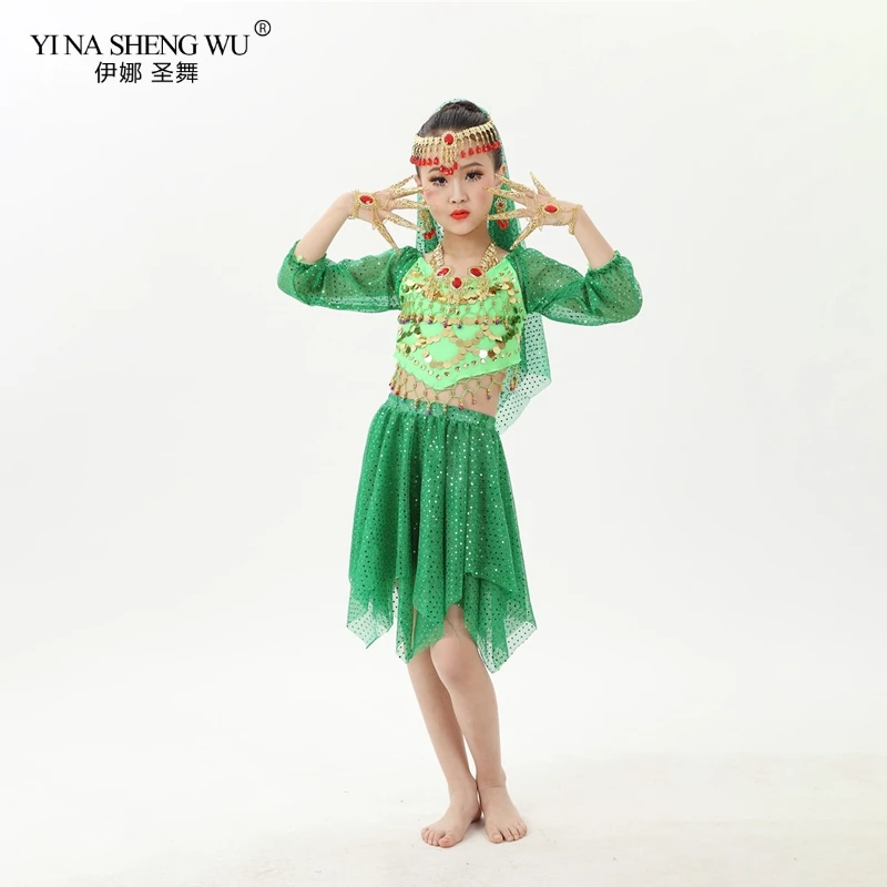 Костюм для танца живота комплект из 5 предметов детская одежда индийского