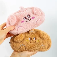 funny monster doll pencil bags for students with large capacity plush storage bags kawaii stationery school supplies cute gifts