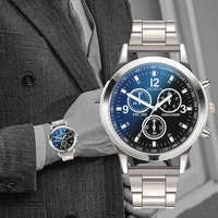 luxury quartz wristwatches fashion watch digital mens gold stainless steel automatic clock calendar gift boyfriend montre homme