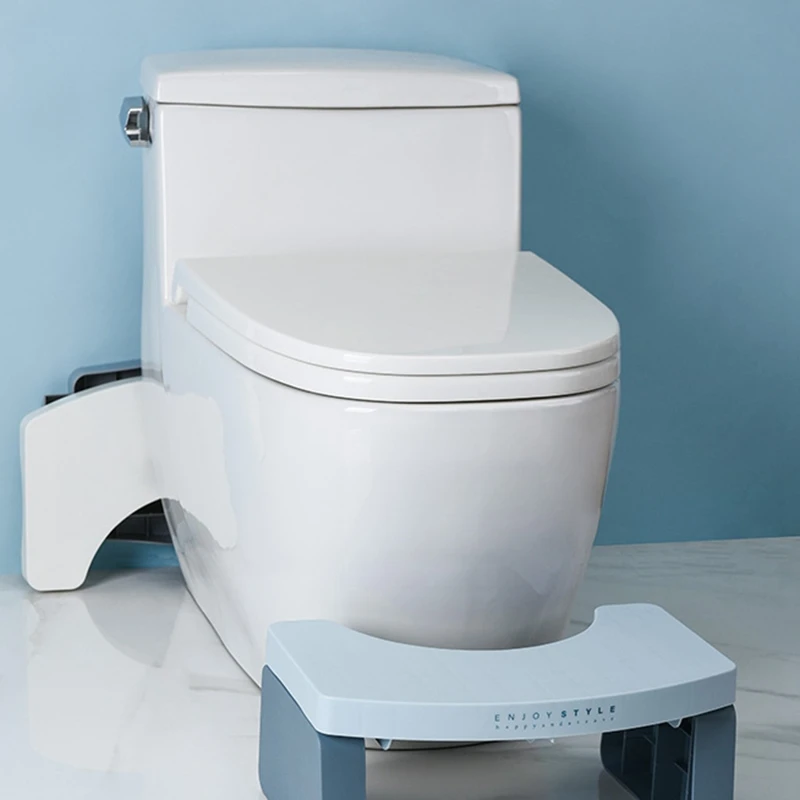 

Foldable Toilet Squatting Stool Non-Slip Toilet Footstool Anti Constipation Stools Portable Step