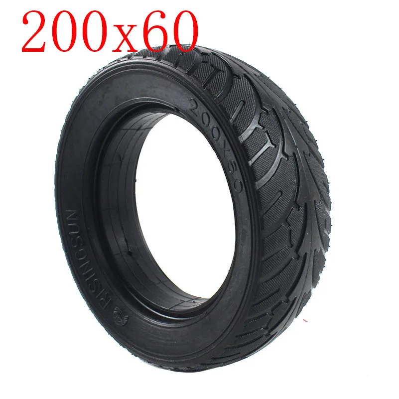 solid tire Высококачественные колеса электрического самоката 200x60 скутер твердые шины 8 дюймов не надувные взрывозащищенные шины и ступицы/обод 200*60 - Цвет: solid tire