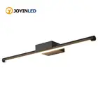 Современные зеркальные лампы, противотумансветодиодный светодиодные светильники черногобелого цвета, 0,4-1,2 м, лампа для туалетного столикатуалетаванной комнаты