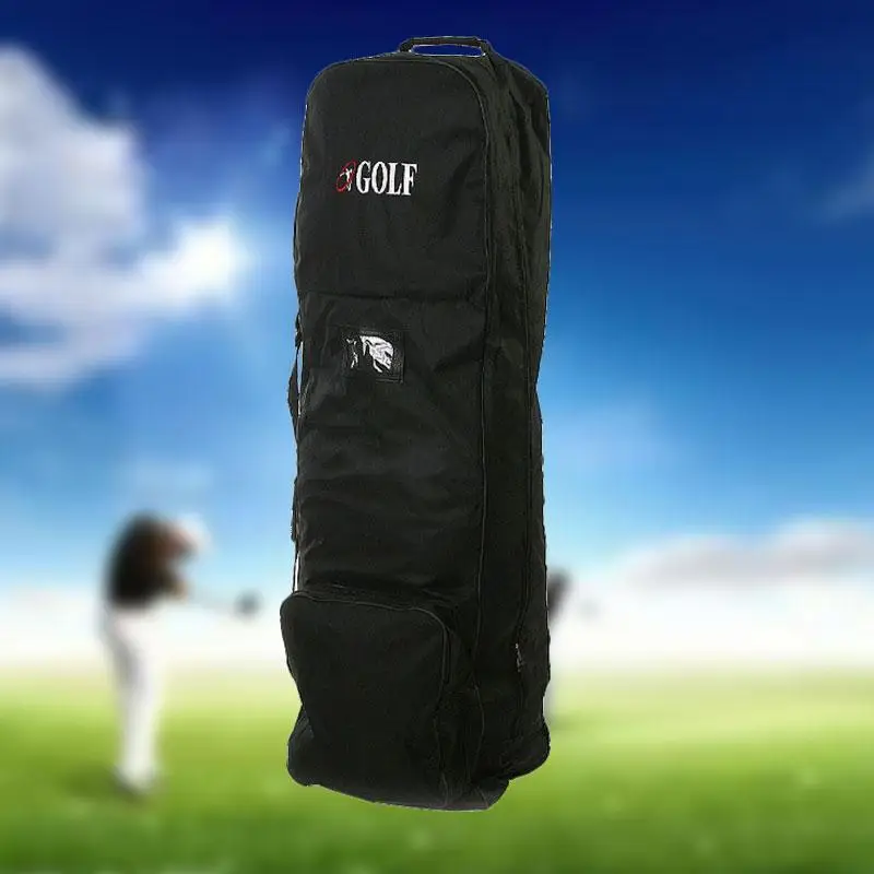 Golf Bags Travel Golf Waterproof Nylon Aviation Bag With Wheels Club Storage Cover Portable Foldable Airplane Travelling Bag