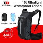 Женская Ультралегкая сумка для велосипеда, портативный водонепроницаемый спортивный рюкзак, объем 10 л, сумка для активного отдыха, походов, альпинизма, велосипедный рюкзак