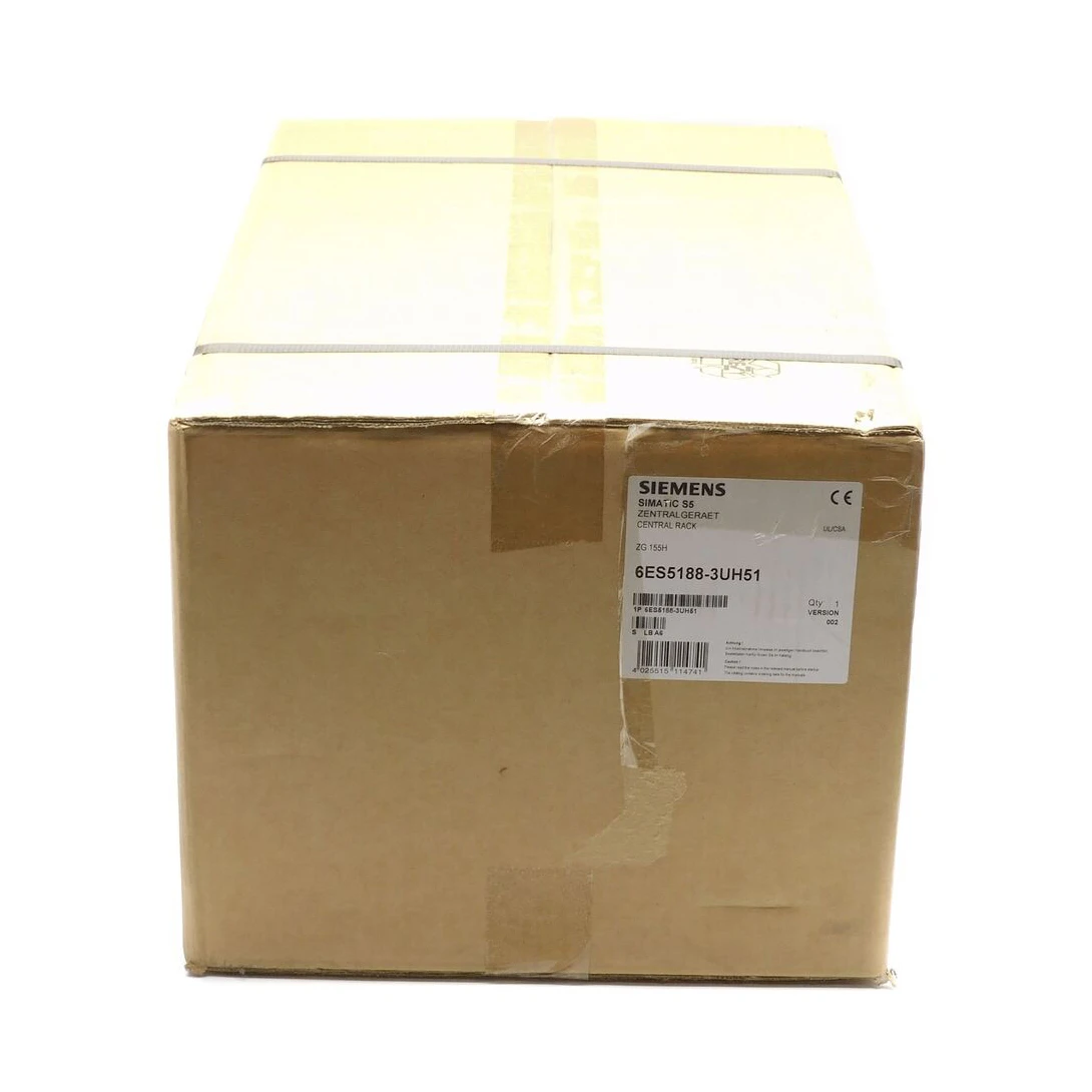 

Новые оригинальные центральные устройства Siemens SIMATIC S5 CD 155H 10 + 11 слотов 6ES5188-3UH51 6ES5 188-3UH51