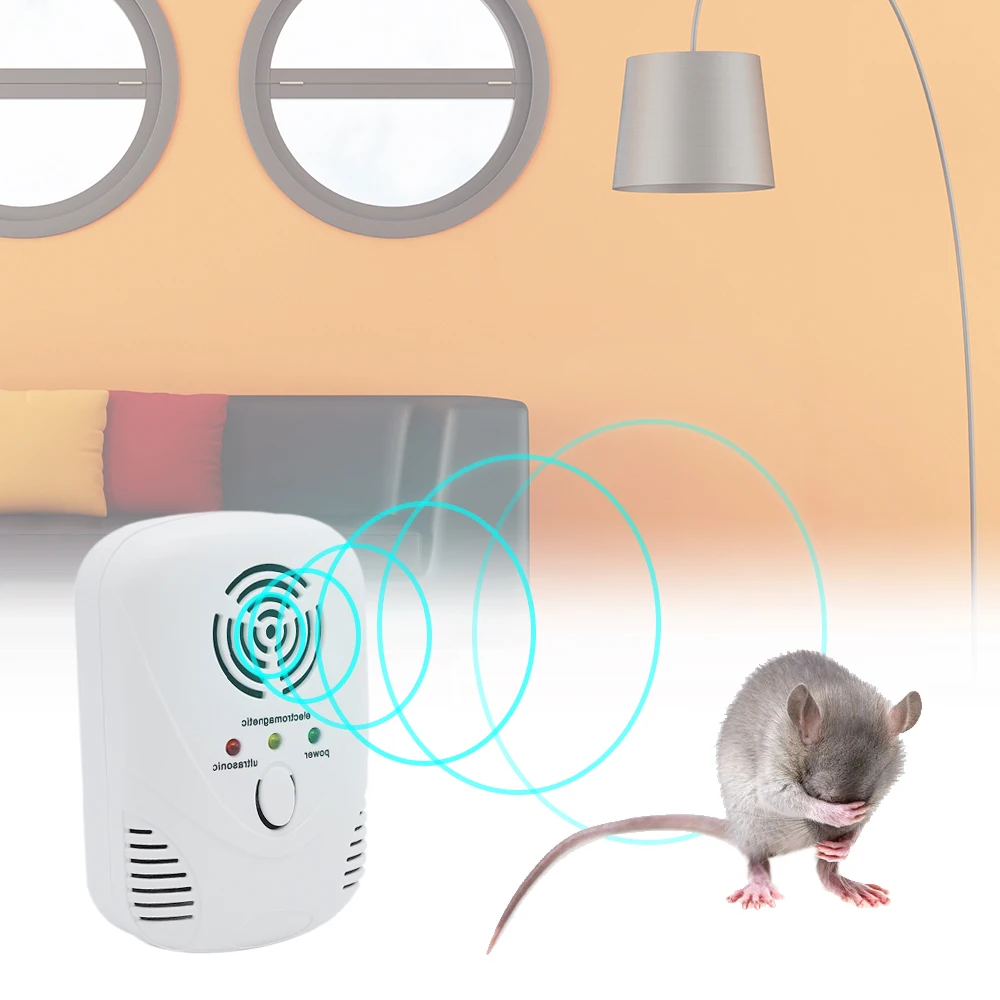 Электронный ультразвуковой от вредителей отпугиватель против комаров Мышей