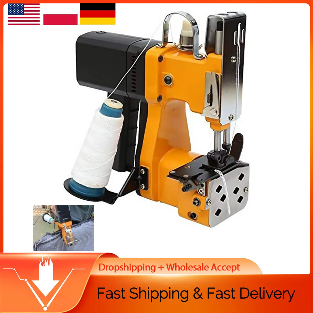 

220V Portable Electric Sewing Machine Sealing Machines Kit for Home Textile Industrial Portable Bag Closer Stitching Machine
