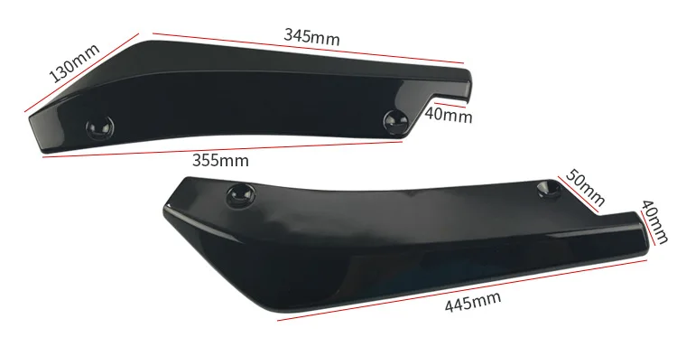 Car Rear Bumper Lip Diffuser Splitter Scratch Protector for Hyundai Accent Azera Elantra Solaris Verna Santa Fe IX45 Sonata | Автомобили и