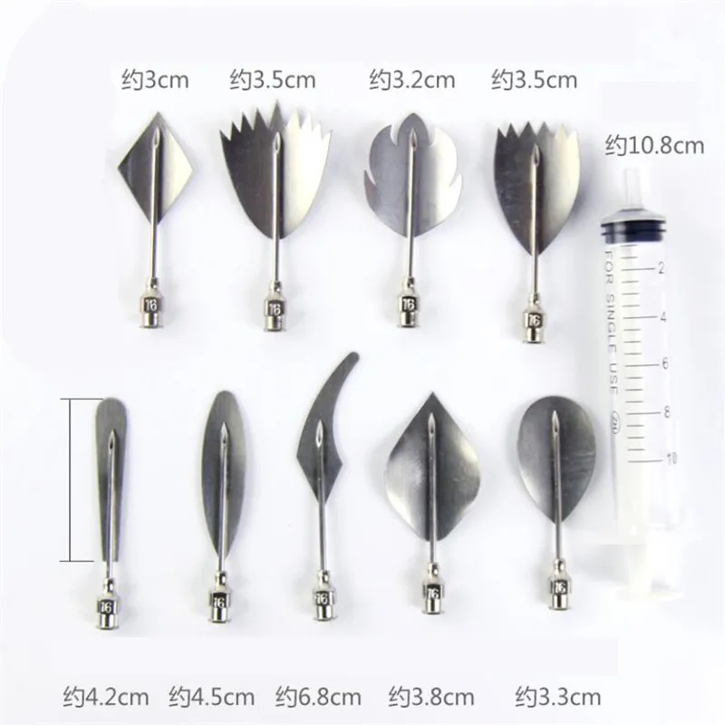 10 шт./компл. 3D инструменты для рисования желейных цветов Желейный торт