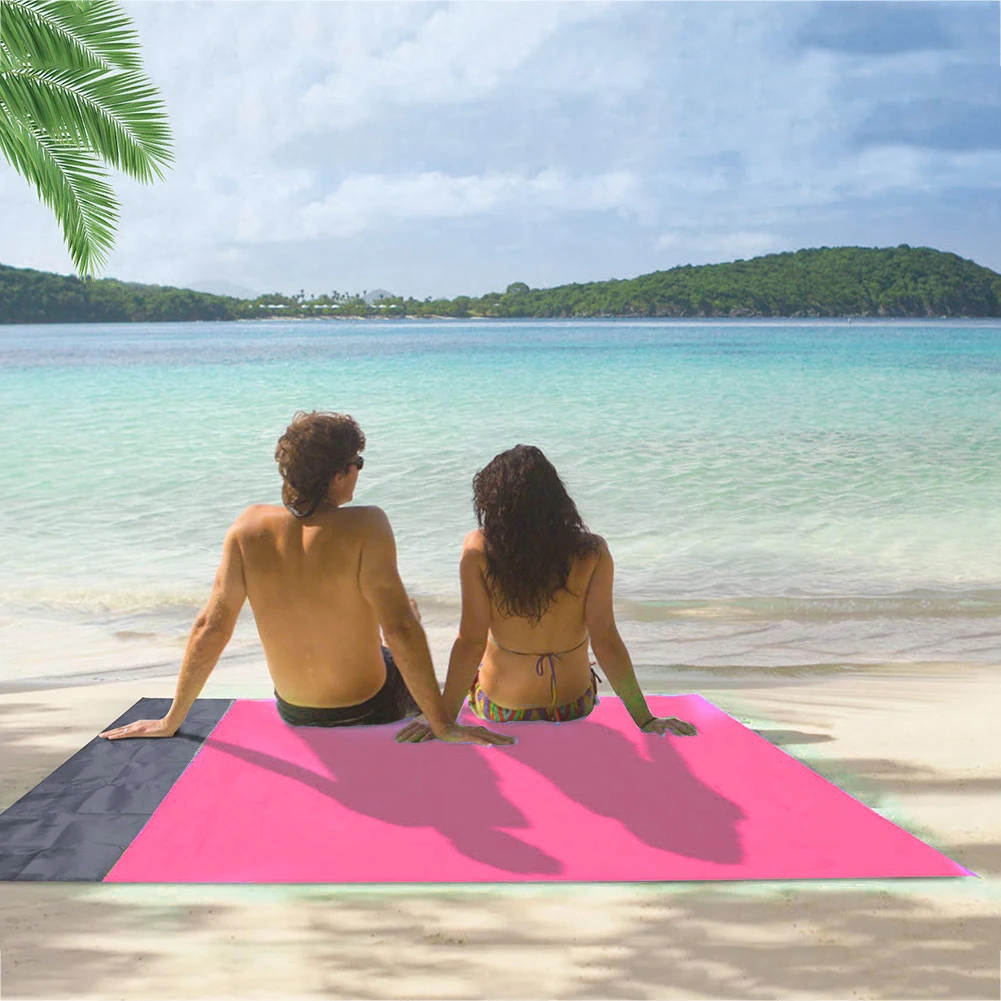 

200x140cm Pocket Camping Mat Portable Picnic Ground Mat Waterproof Beach Blanket Travelling Easy Carrying Portable Parts
