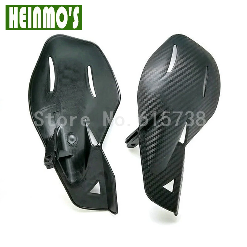 Черные карбоновые накладки на руль защита для рук подходит мотоцикла мотокросса