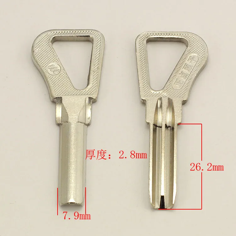 Пустые заготовки для ключей B429, для дома и дома, слесарные принадлежности, пустые ключи, 20 шт./лот