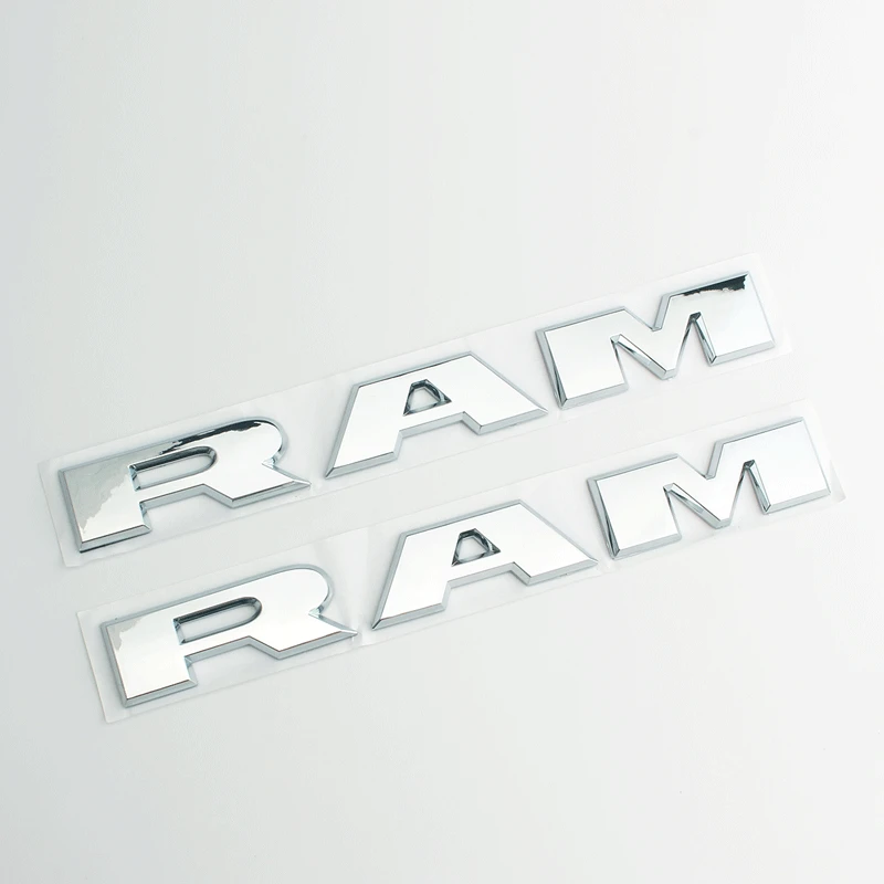 Авто аксессуары корпус автомобиля ram надпись-логотип эмблема дверь значок на крыло наклеивающиеся Переводные картинки для детей Dodge ram 1500