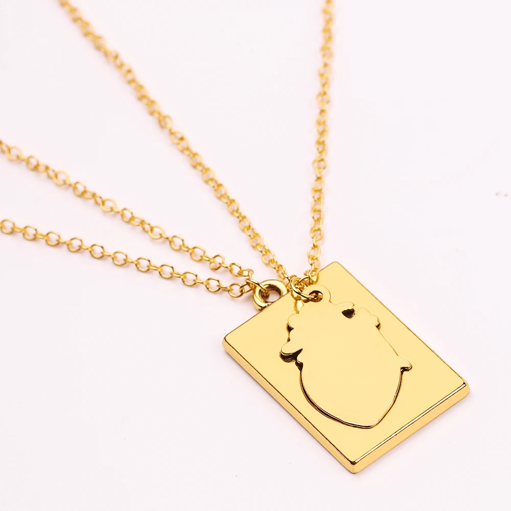 1 пара кулонов в виде сердца человека ожерелье для влюбленных винтажное