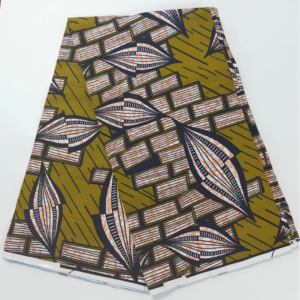 

6 Yards Mitex Wax Print/ African Fabrics Kitenge/Pagnes/Tissues Africain/ Lapa/Chitenge HSH-114