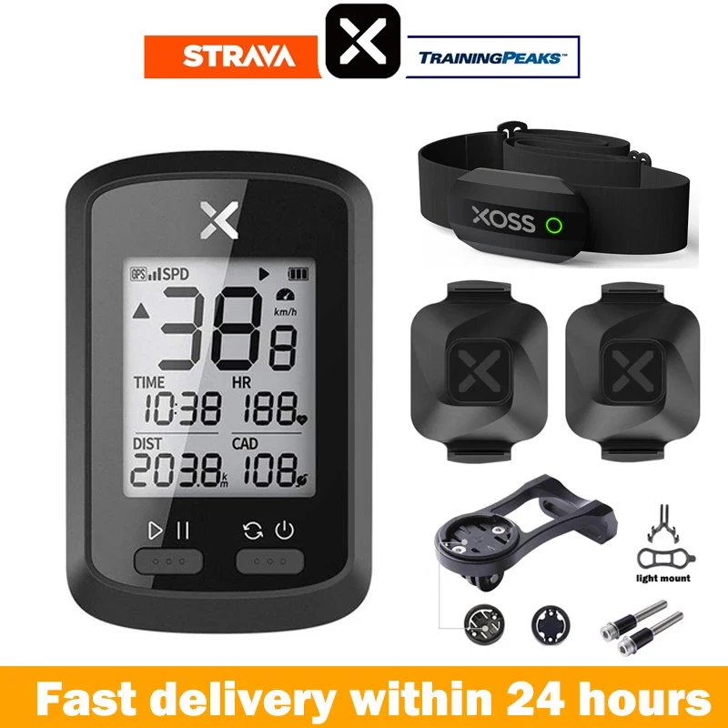 Беспроводной Велосипедный компьютер XOSS GPS G Plus спидометр Bluetooth велосипедный