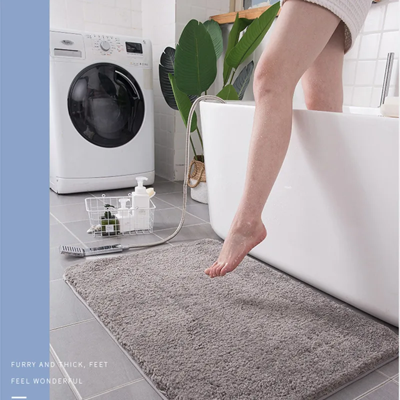 40*60CM Non-Slip Bath Mat Cobblestone Embossed Bathroom Carpet Shower Room Doormat Memory Foam Absorbent Floor Rugs For Home | Дом и сад