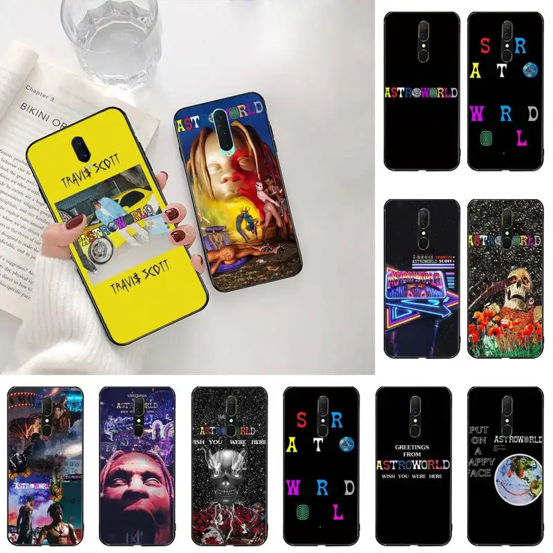 Astroworld wish you were here шрифт забавные DIY Роскошный чехол для телефона Oppo A5 A9 2020 Reno2 z Renoace
