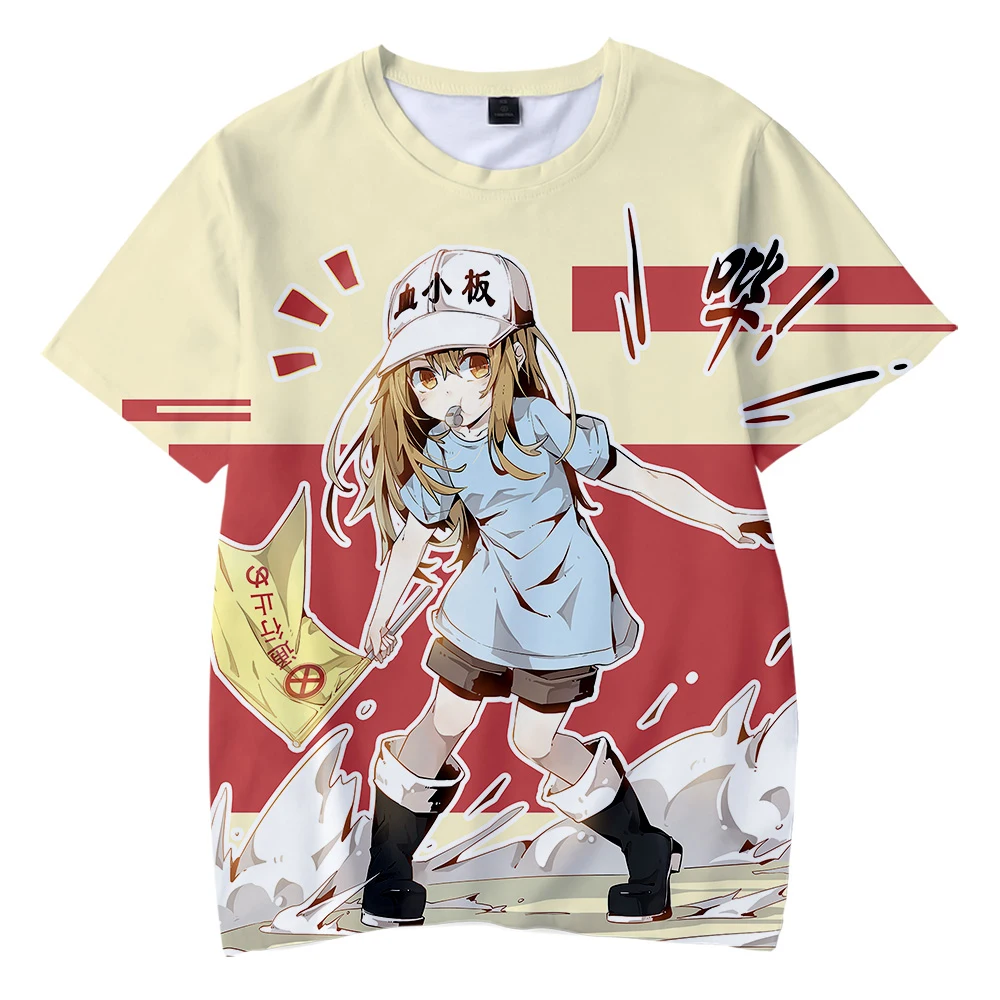 

Cells at Work Children T-shirt New Fashion Popular Cute kids Harajuku Comfortable Tees Cells at Work Children tshirts tops