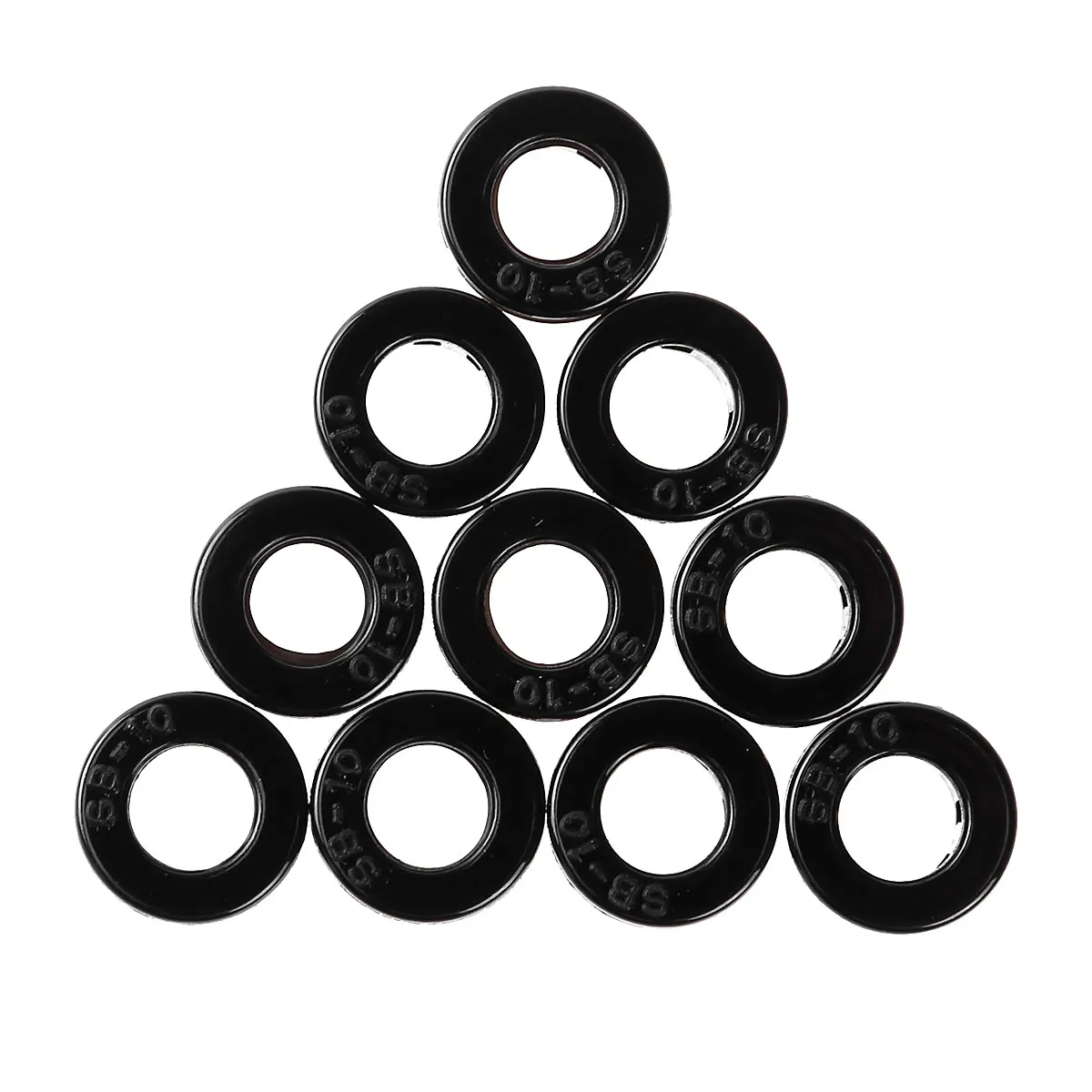 

10 Wire Grommets Plastic Snap On Desk Wire Inlet Outlet Gaskets Antistatic Cable Rack Holder Protector Seal Ring Hole Plug Cover