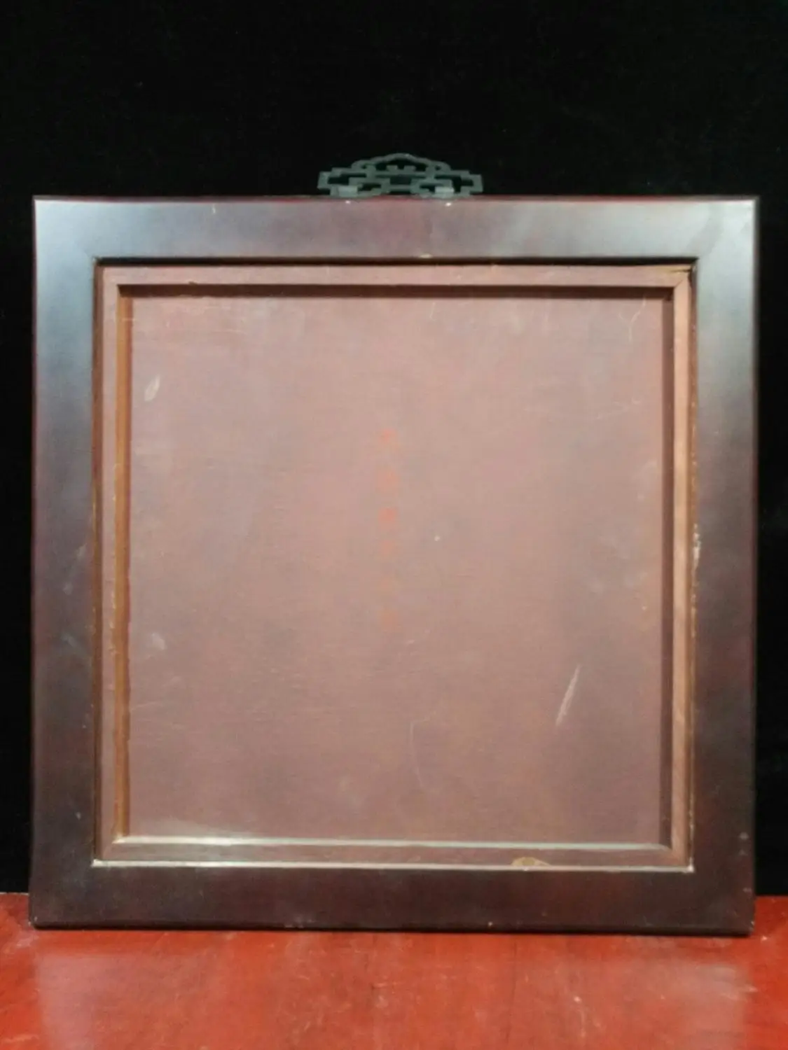 

Home Decor 16" Tibet Buddhism Temple Old Bronze Gilt Dunhuang Flying Dance Statue Redwood Framed Dunhuang Thangka Amulet