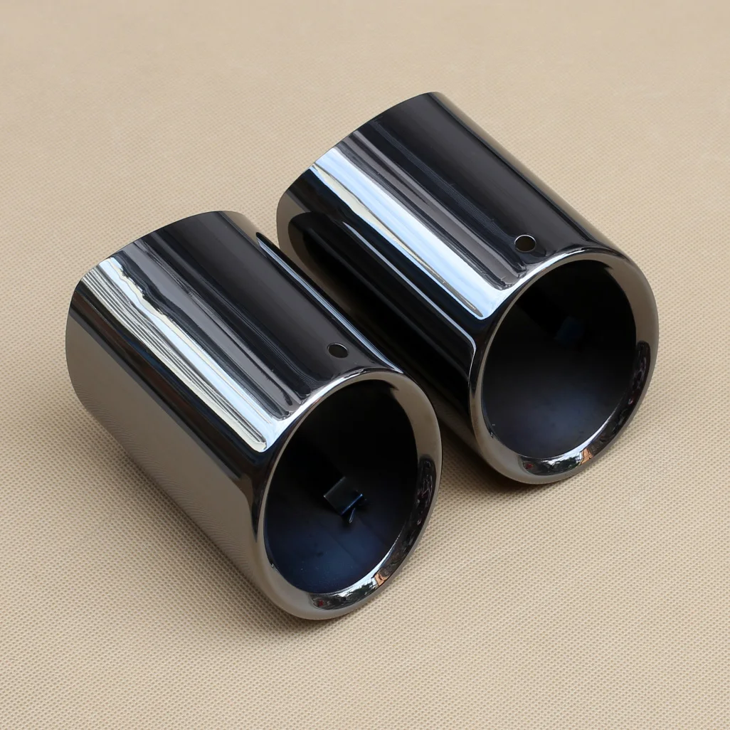 

Titanium Car Tailpipe Exhaust Rear Muffler Tail Pipe Tip Cover Protect For BMW 528i 530i 535i 535d F18 F10 2011-2016 Accessories