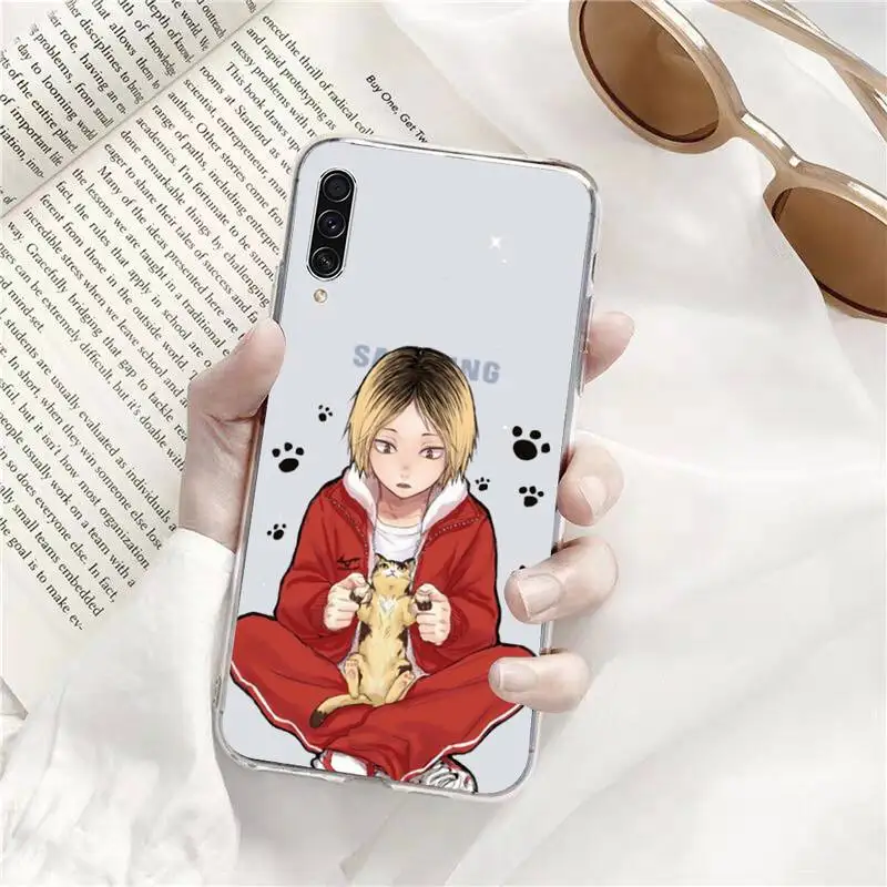 

Kenma Kozume Haikyuu Phone Case Transparent For Samsung Galaxy A71 A21s S8 S9 S10 plus note 20 ultra