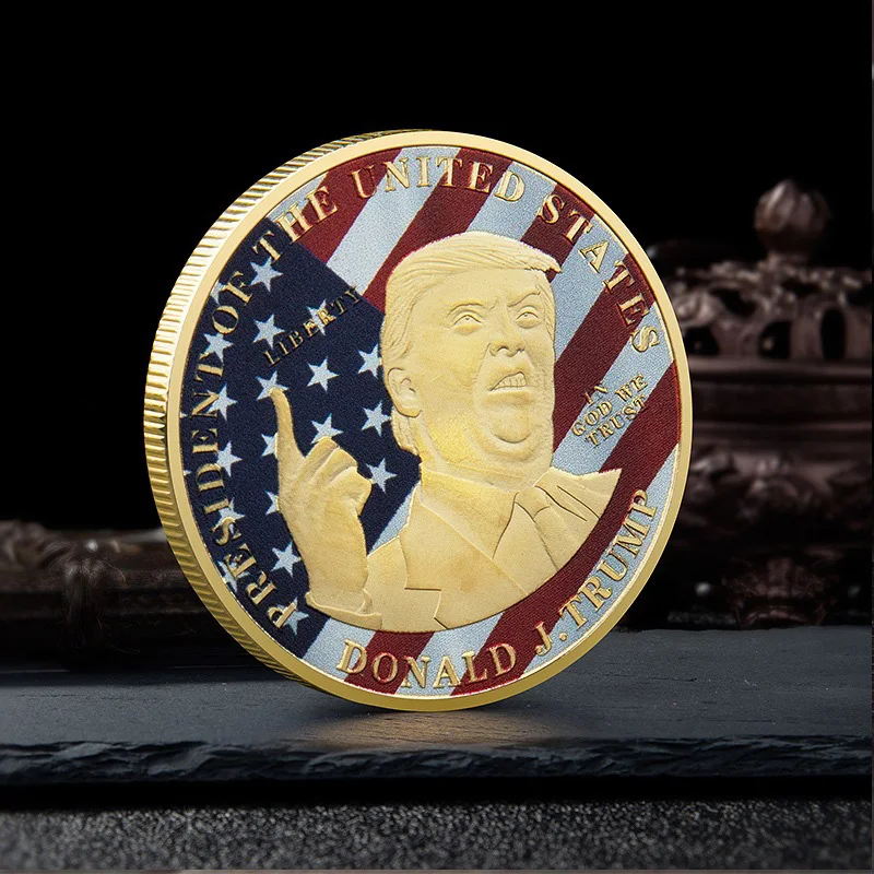 Дональд J Трамп президент США коллекция монет медали президента подарки