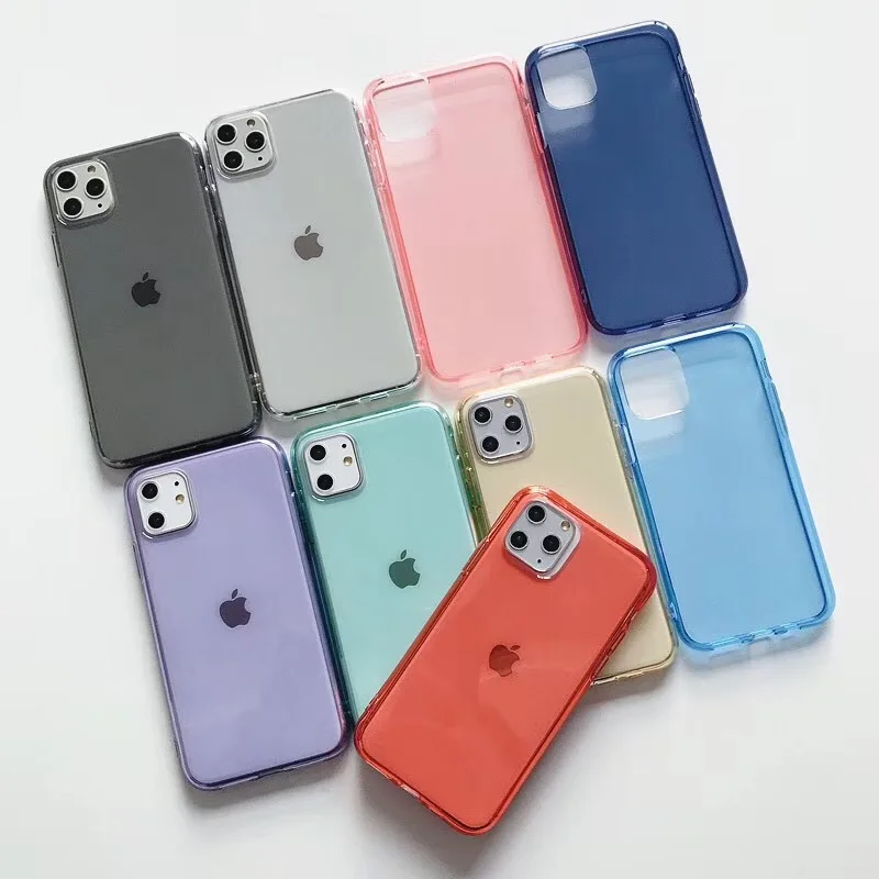 Для iphone se 2020 оригинальный силиконовый роскошный чехол конфетного цвета для iPhone 11