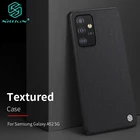 Для Samsung Galaxy A52 5G чехол 3D фактурное плетение из нейлонового волокна Защитный чехол для PC задняя крышка чехол для Galaxy Note A52 4G нижней части корпуса оболочки оригинальный NILLKIN