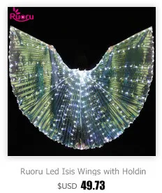 Ruoru 2 шт. = 1 пара мячей для танца живота RGB светящийся светодиодный POI брошенные шары для танца живота ручной реквизит аксессуары для сцены