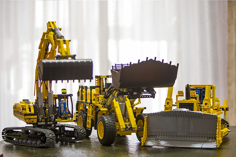 Technic 20004 20005 20006 20007 20008 20009 20010 20013 20015 20021 20056 20076 конструкторных блоков, Детские кубики грузовых автомобилей игрушки подарки