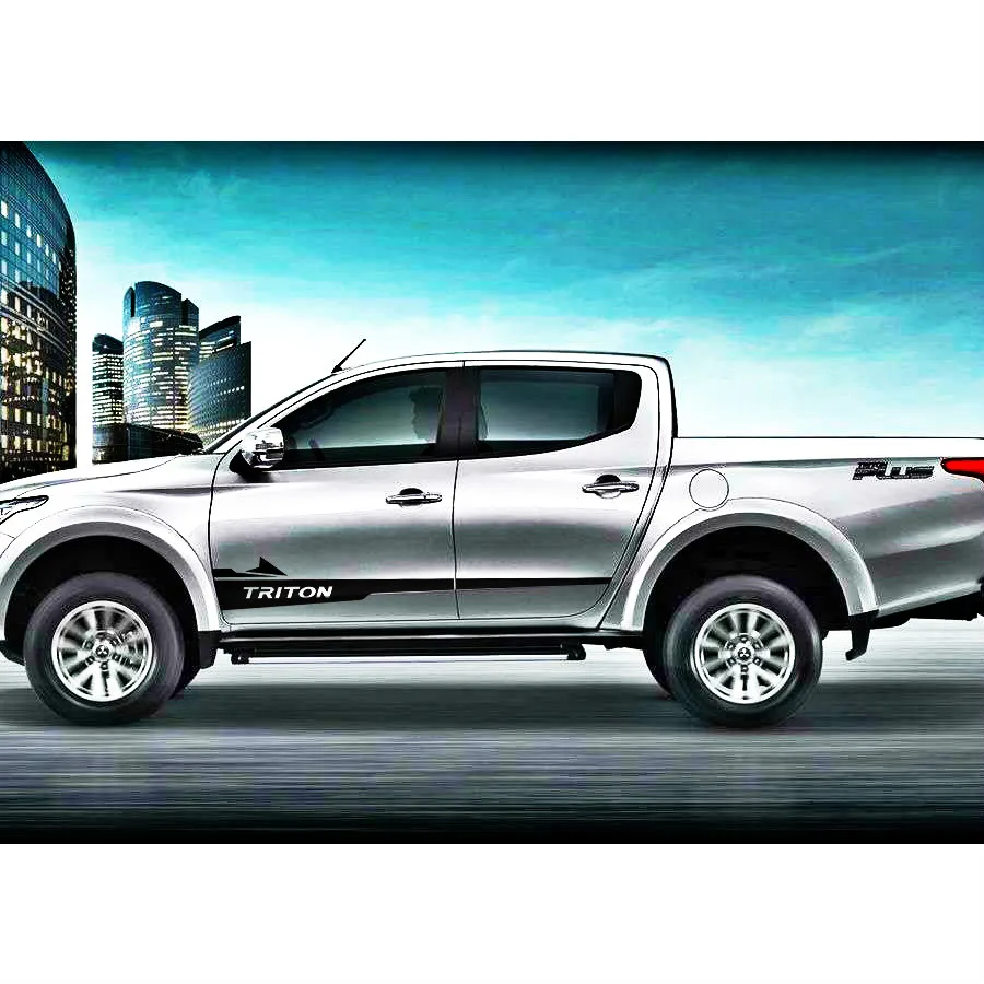 Наклейки для украшения автомобиля 2 шт Боковая Талия гонок Стайлинг Графический