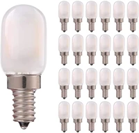 25pcslot led filament light bulb e14 3w refrigerator corn bulb ac 220v led lamp warm white smd2835 replace halogen lights