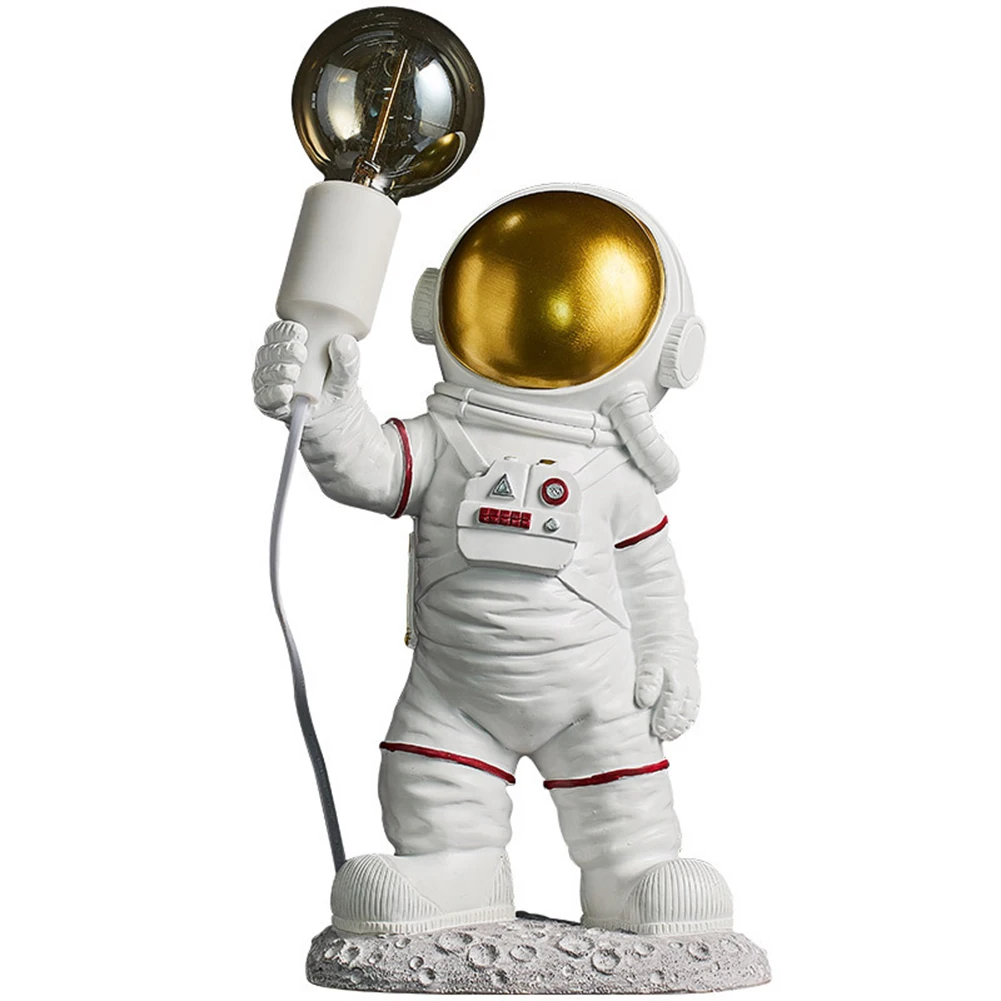 

Nordic Mini Astronaut Model Night Light Resin Spaceman Figurine Craft Space Statue For Bedroom Home Decoration Ornament Gift