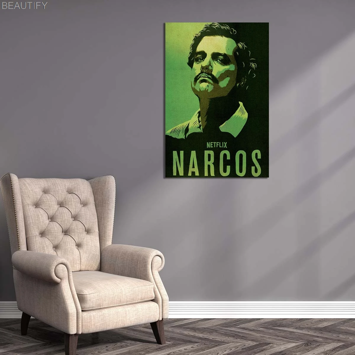 Картина на холсте нарас Мексика Netflix плакат печать Настенная картина для
