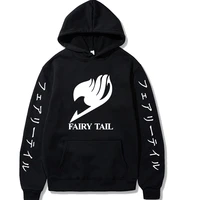 anime fairy tail hoodies men women long sleeve sweatshirt manga black hoodies clothes