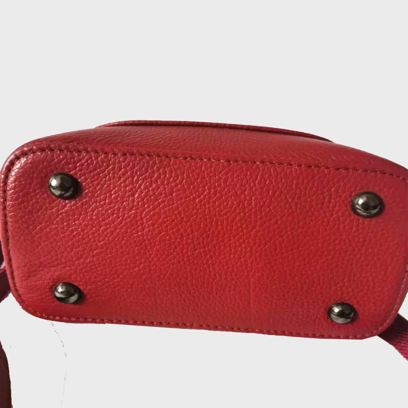 Nuleez Real Leather Flap Bag Women Handmade Cross-Body Bag Women  Mobile Phone Bag Cowhide Classic Lock Cow Skin images - 6