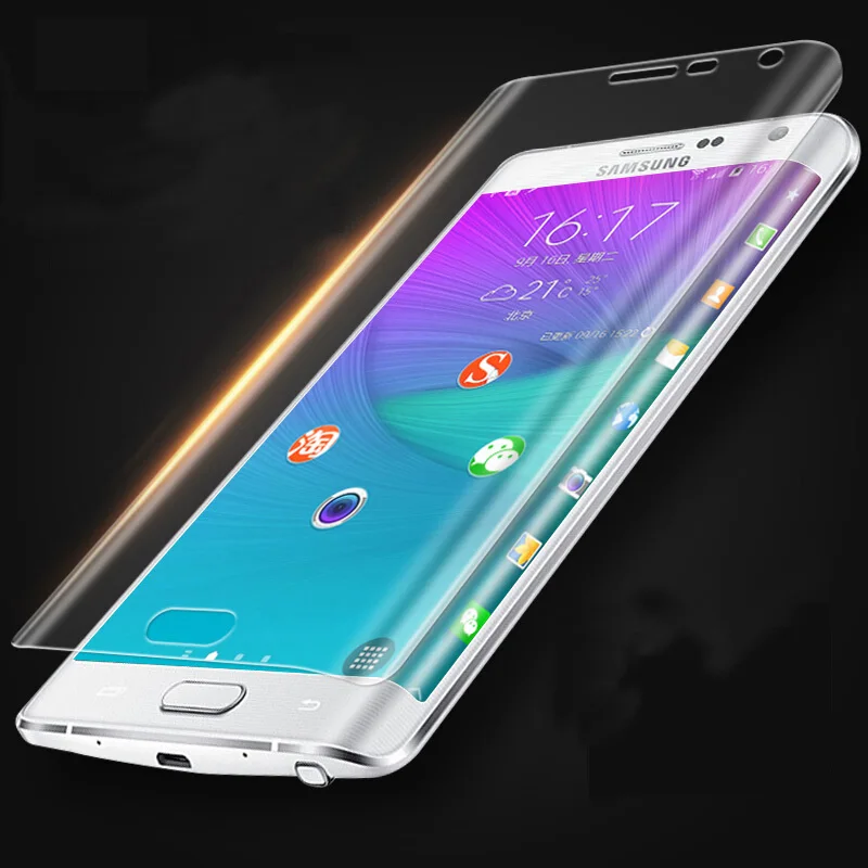 JGKK 3D Прозрачная мягкая ТПУ пленка для Samsung Galaxy Note Edge N9150 защитная экрана с полным