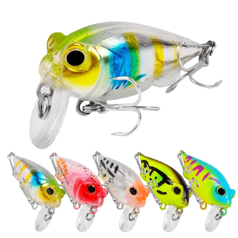 

Lure bait floating rock little fat 4.5cm 5.5G fake bait plastic hard bait bionic grass carp fishing lures