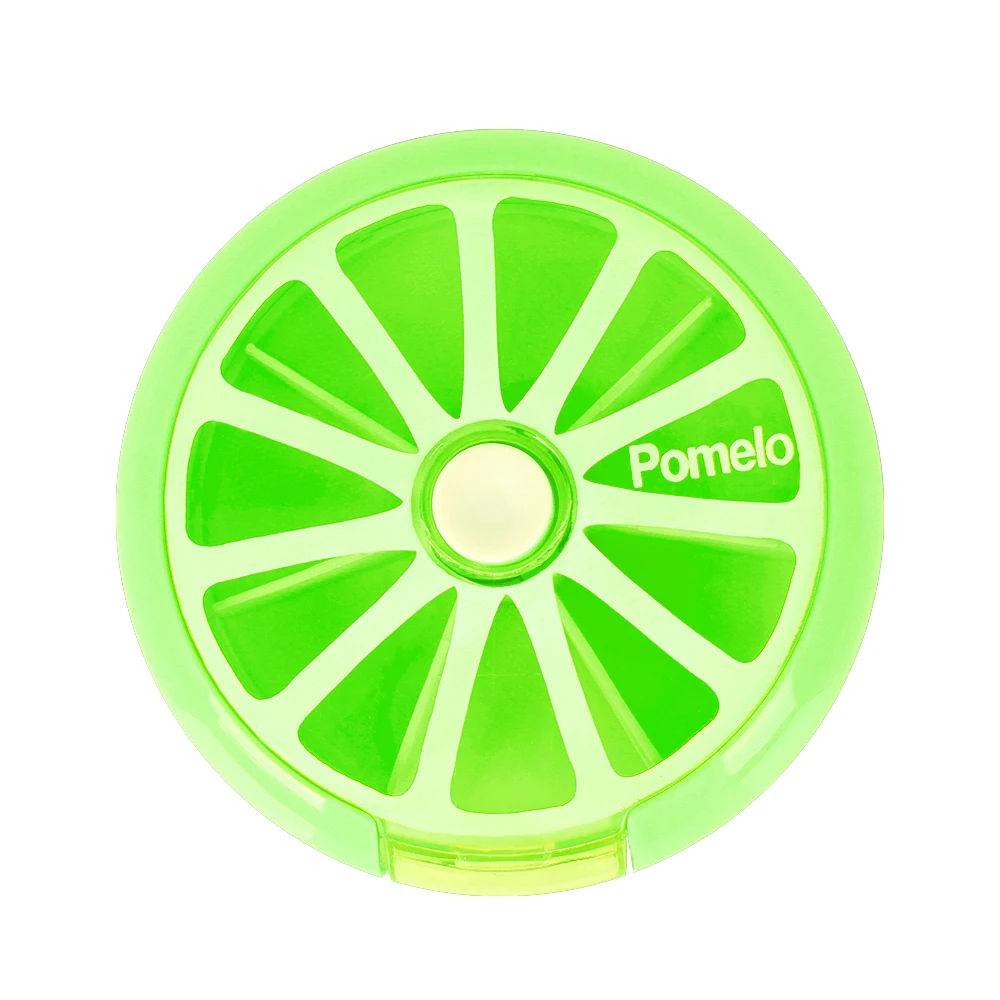 Портативный креативный вращающийся контейнер для хранения фруктов в виде 7 ячеек