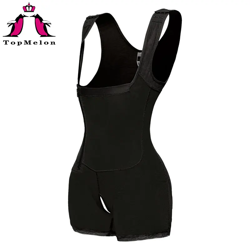 Для женщин корсет Корректирующее белье с высокой талией на молнии со сборками