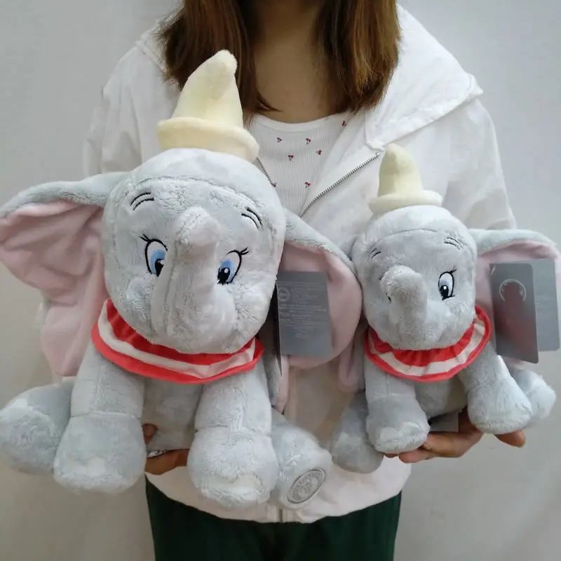 Sitting Original Dumbo Elephant Plush Toys Stuffed Animals Good Soft Boy Doll for baby kids Gift