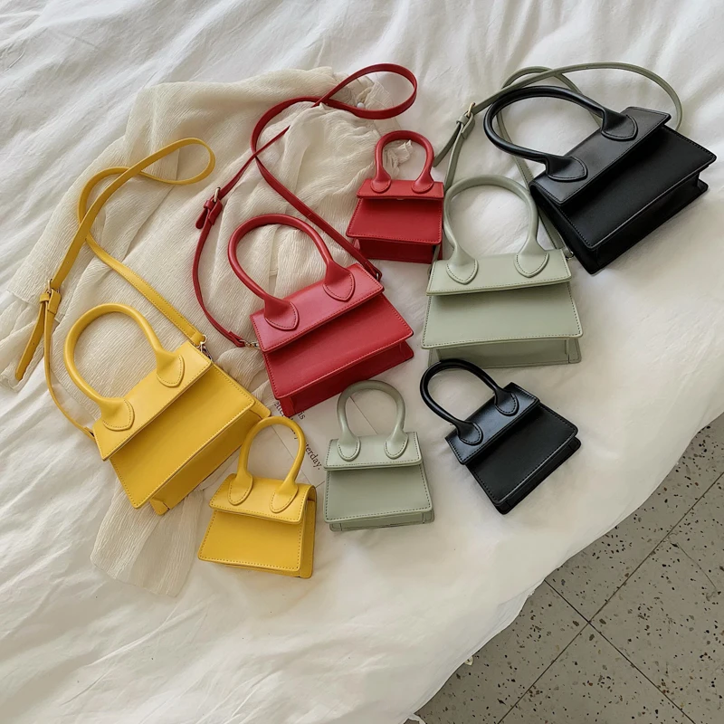 

PU Leather Small Crossbody Bags For Women With Handle 2019 Female Shoulder Messenger Bag Lady Mini Phone Purses and Handbags