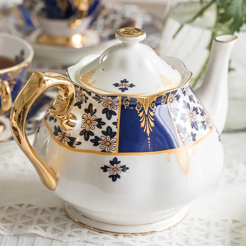 European Style Coffee Cup Saucer Bone China Set Small Luxury Retro English Afternoon Tea Gift Drinking DD60CC | Дом и сад