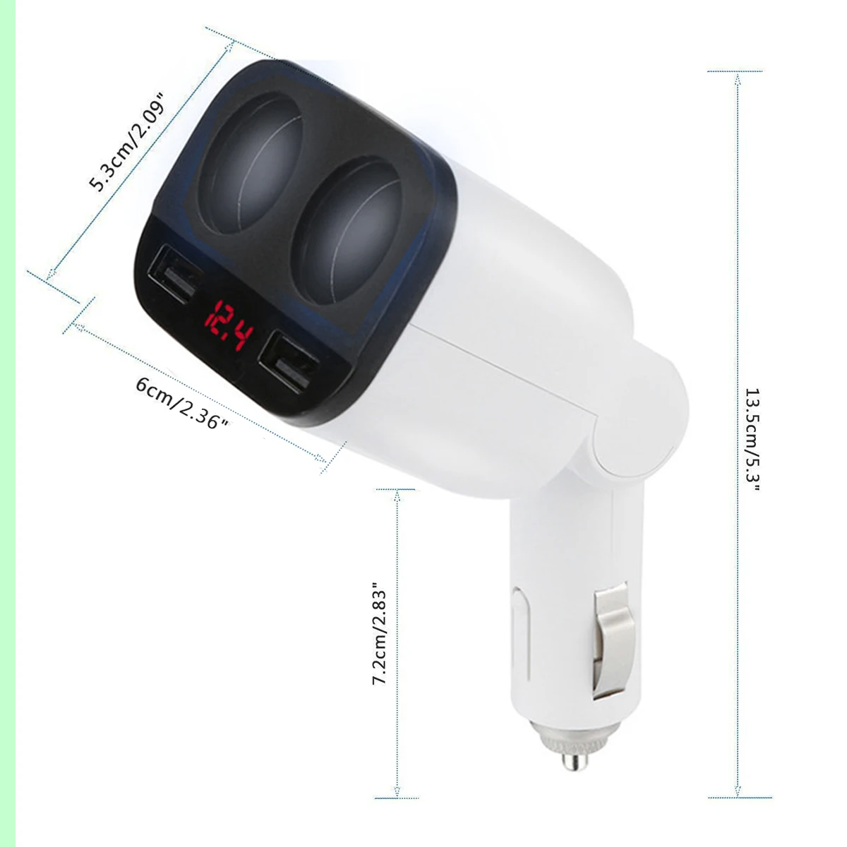Разветвитель питания Женский 12/24 в USB-зарядное устройство для различных