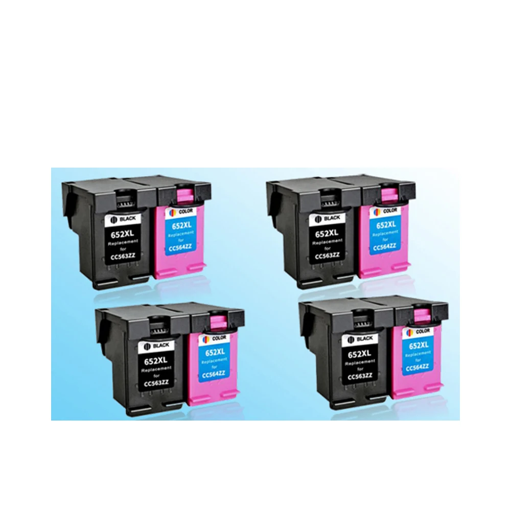 4 комплекта совместимые с принтером hp652 652XL 652 DeskJet 1115 2135 3635 3775 3785 3835 4535 4675 1115|hp 3835hp |