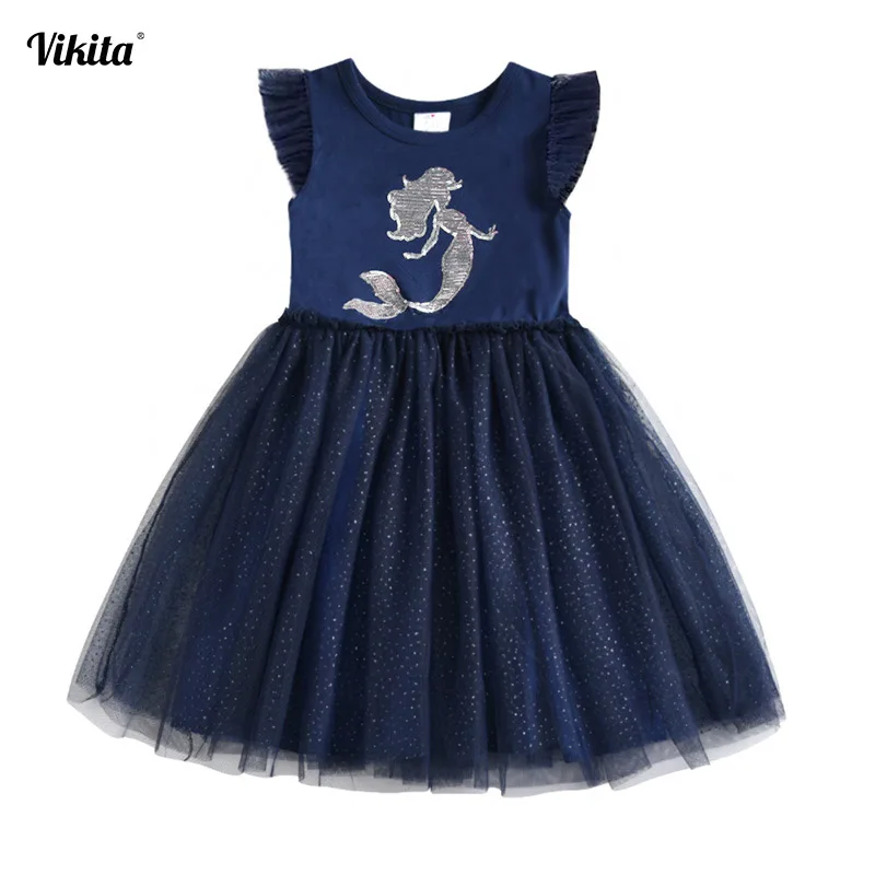 Summer Tutu Dress for Girls Dresses Kids Unicorn Vestidos Princess Birthday Party Costumes Mermaid Clothes | Детская одежда и