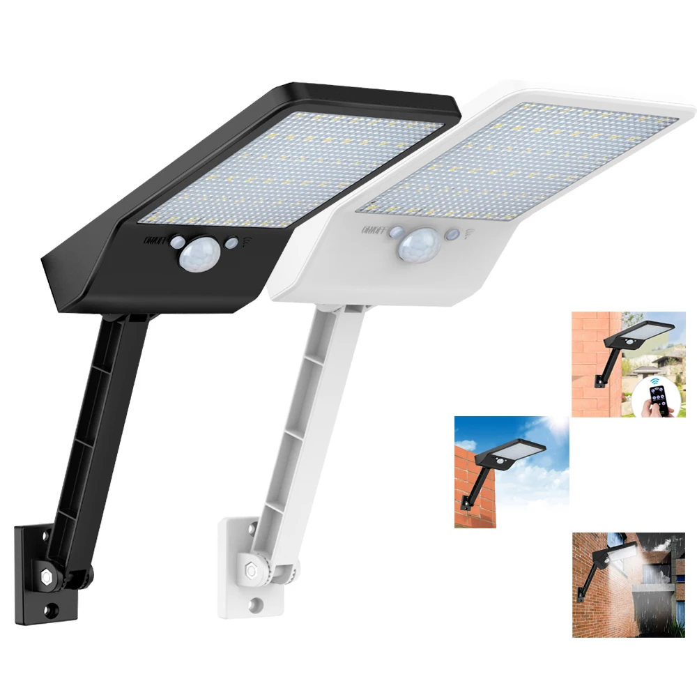 

KDL LED-Solar-path-Light flood-wall-Lamp Outdoor Remote-Control Radar-Motion I65 Waterroof